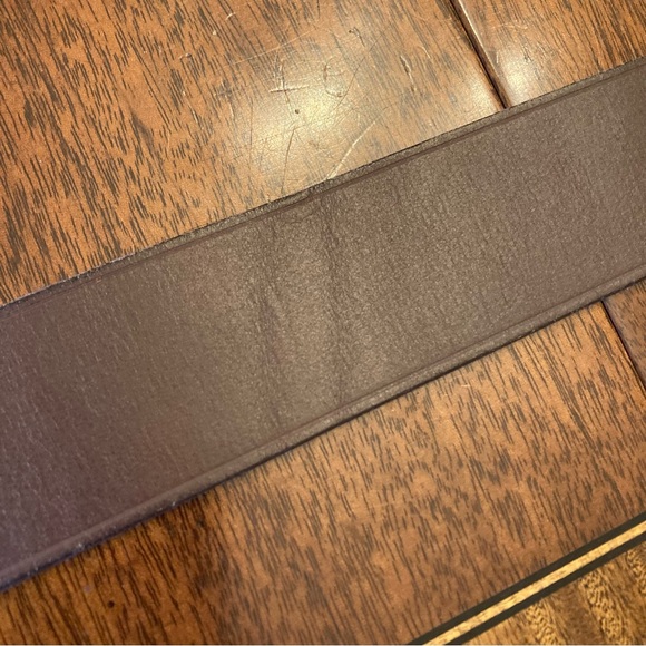 POLO RALPH LAUREN Equestrian Brown Leather Brass Buckle Belt NWT - Picture 10 of 12